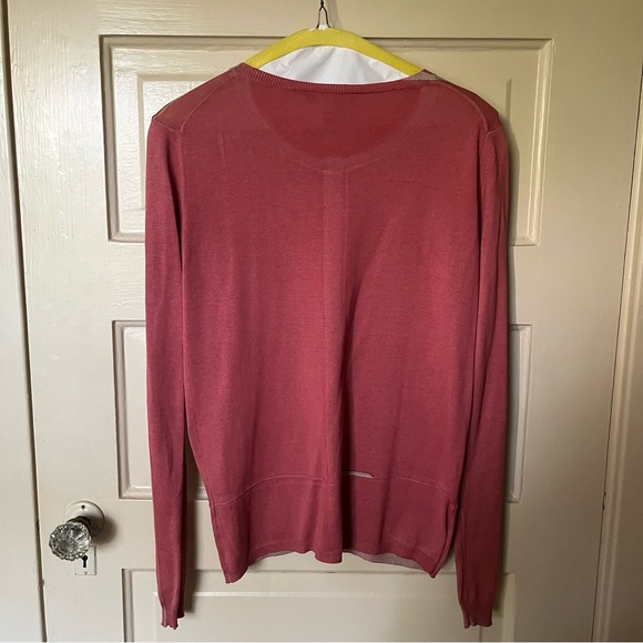 MaxMara contrast cardigan sweater silk blend - Picture 2 of 6